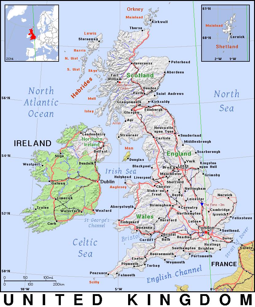 Luftfoto Kort Antenne UK kort gratis   Luftfoto kort UK (i det Nordlige Europa) Luftfoto Kort