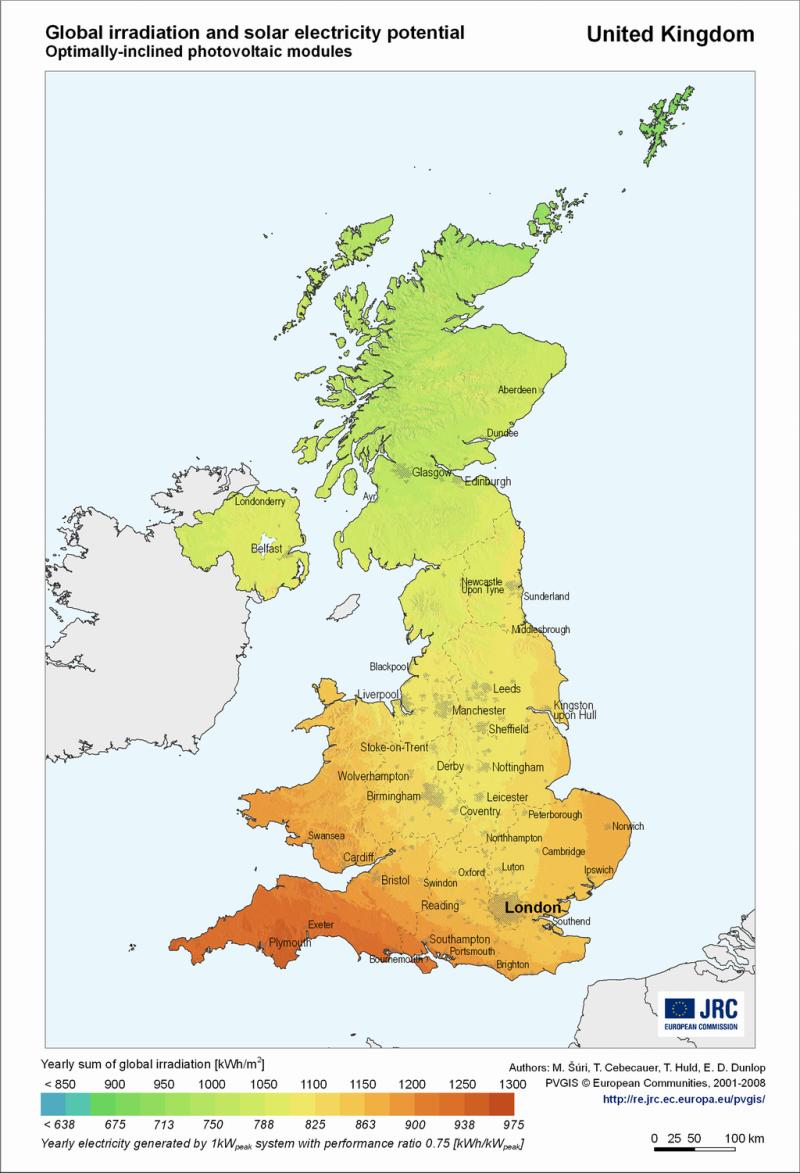 Temperatur Kort Europa UK temperatur kort   Kort over STORBRITANNIEN temperatur (i det  Temperatur Kort Europa